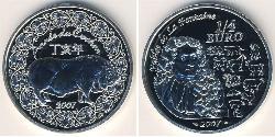 1/4 Euro Cinquième République (1958 - ) Argent 