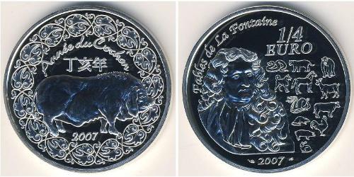 1/4 Euro Cinquième République (1958 - ) Argent 
