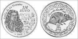 1/4 Euro Quinta República Francesa (1958 - ) Plata 