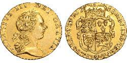 1/4 Guinea Reino de Gran Bretaña (1707-1801) Oro Jorge III (1738-1820)