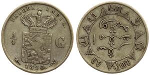 1/4 Gulden Paesi Bassi Argento 