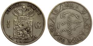 1/4 Gulden Paesi Bassi Argento 