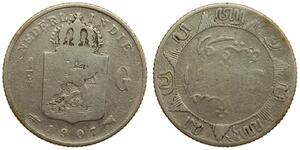 1/4 Gulden Paesi Bassi Argento 