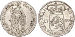 1/4 Gulden Repubblica delle Sette Province Unite (1581 - 1795) Argento 