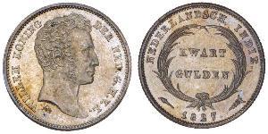 1/4 Gulden Reino de los Países Bajos (1815 - ) Plata 