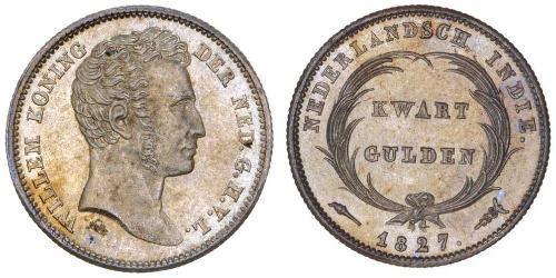 1/4 Gulden Reino de los Países Bajos (1815 - ) Plata 