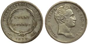 1/4 Gulden Königreich der Niederlande (1815 - ) Silber 