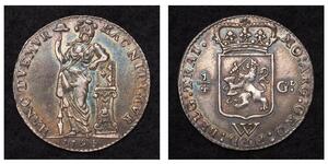 1/4 Gulden Niederlande Silber 