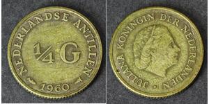 1/4 Gulden Niederländische Antillen (1954 – 2010) Silber Juliana of the Netherlands (1909 – 2004)