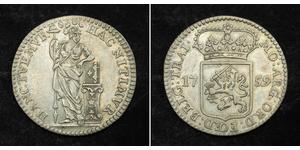 1/4 Gulden 荷蘭共和國 (1581 - 1795) 銀 