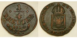 1/4 Kreuzer Österreich Kupfer 