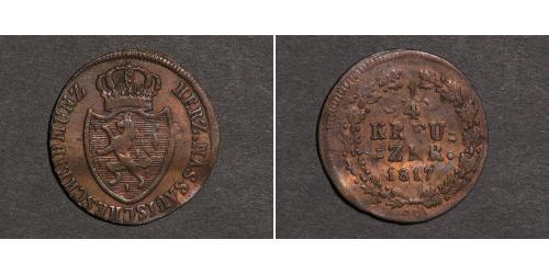 1/4 Kreuzer Stati federali della Germania / Nassau (stato) (1806 - 1866) Rame 
