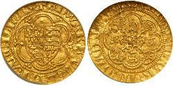 1/4 Noble Kingdom of England (927-1649,1660-1707) Gold Edward III (1312-1377)