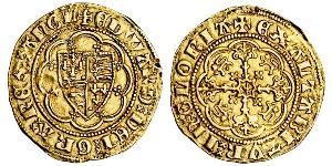 1/4 Noble Kingdom of England (927-1649,1660-1707) Gold Edward III (1312-1377)