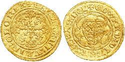 1/4 Noble Königreich England (927-1649,1660-1707) Gold Eduard III (1312-1377)
