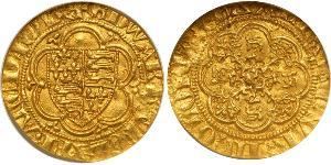 1/4 Noble Королевство Англия (927-1649,1660-1707) Золото Эдуард III (1312-1377)