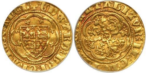 1/4 Noble Королевство Англия (927-1649,1660-1707) Золото Эдуард III (1312-1377)