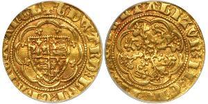 1/4 Noble 英格兰王国 金 爱德华三世 (英格兰) (1312-1377)