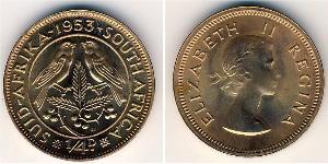 1/4 Penny Sudáfrica (1910 - ) Bronce Isabel II (1926-2022)