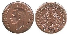 1/4 Penny Afrique du Sud (1910 - ) Bronze 