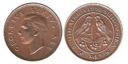 1/4 Penny Südafrika (1910 - ) Bronze 