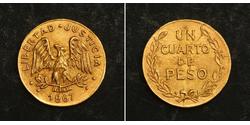 1/4 Peso Messico Oro 