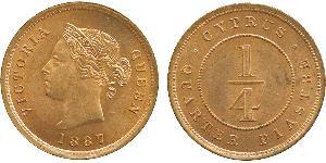 1/4 Piastre British Cyprus (1878 - 1960)  Victoria (1819 - 1901)