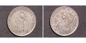 1/4 Quetzal Guatemala (1838 - ) Plata 