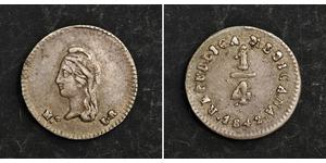 1/4 Real Mexiko Silber 