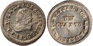 1/4 Real / 1 Quarto Ecuador (1830 - ) Silber 