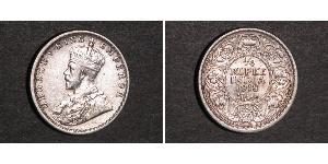 1/4 Rupee Raj britannique (1858-1947) Argent George V (1865-1936)