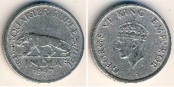 1/4 Rupee Britisch-Indien (1858-1947) Nickel 