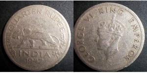 1/4 Rupee Britisch-Indien (1858-1947) Nickel 