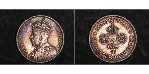 1/4 Rupee Mauricio (1968 - ) Plata 