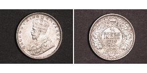 1/4 Rupee Britisch-Indien (1858-1947) Silber George V (1865-1936)