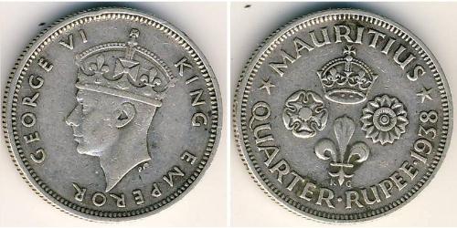 1/4 Rupee Mauritius (1968 - ) Silber 