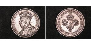 1/4 Rupee Mauritius Silver 