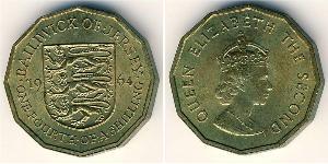 1/4 Shilling Jersey (1066 - ) Nickel 