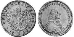 1/4 Thaler Augsbourg (1276 - 1803) Argent Joseph Ignaz Philipp von Hessen-Darmstadt (1699–1768)