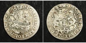 1/4 Thaler République des Deux Nations (1569-1795) / Gdańsk (1454-1793) Argent Sigismund III