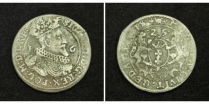 1/4 Thaler République des Deux Nations (1569-1795) / Gdańsk (1454-1793) Argent Sigismund III