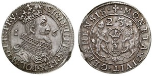 1/4 Thaler République des Deux Nations (1569-1795) / Gdańsk (1454-1793) Argent Sigismund III