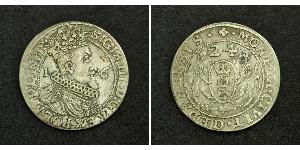 1/4 Thaler République des Deux Nations (1569-1795) / Gdańsk (1454-1793) Argent Sigismund III