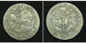 1/4 Thaler Confederazione Polacco-Lituana (1569-1795) / Danzica (1454-1793) Argento Sigismund III
