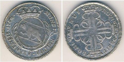 1/4 Thaler Germania Argento 