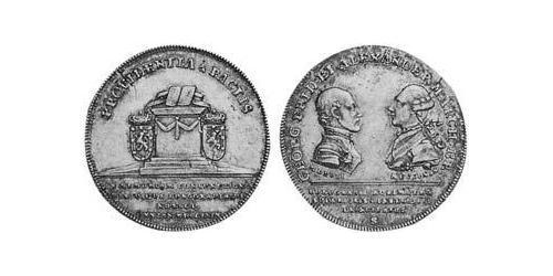 1/4 Thaler Principato di Ansbach (1398–1792) Argento Cristiano Federico di Brandeburgo-Ansbach(1736 – 1806)