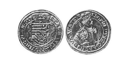 1/4 Thaler Alsacia Plata Leopoldo V de Habsburgo (1586 – 1632)