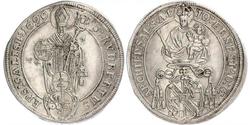 1/4 Thaler Salzburgo (1328 - 1803) Plata Johann Ernst von Thun und Hohenstein