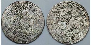 1/4 Thaler Polish-Lithuanian Commonwealth (1569-1795) / Gdansk  (1454-1793) Silver Sigismund III of Poland