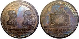 1/4 Thaler Principality of Ansbach (1398–1792) Silver Charles Alexander, Margrave of Brandenburg-Ansbach (1736 – 1806)